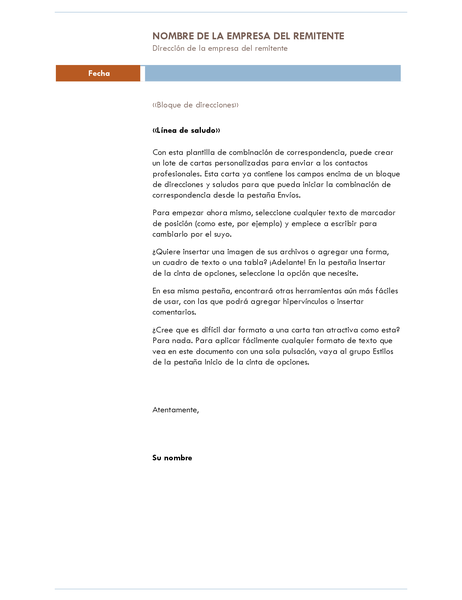 Carta de combinación de correspondencia (tema Intermedio) Carta de combinación de correspondencia (tema Intermedio)