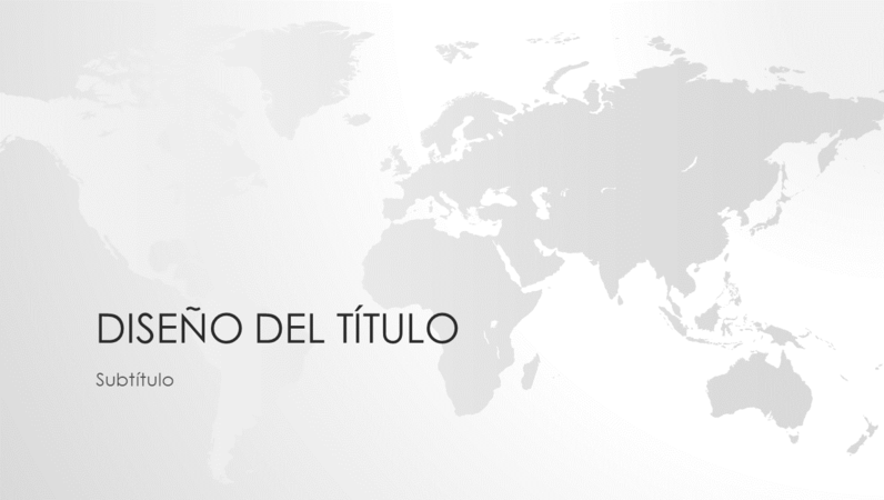 Serie de mapamundis, presentación del mundo (pantalla panorámica) Serie de mapamundis, presentación del mundo (pantalla panorámica)