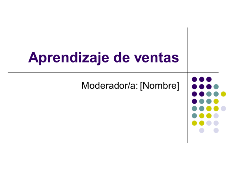 Diapositivas del aprendizaje de ventas Diapositivas del aprendizaje de ventas