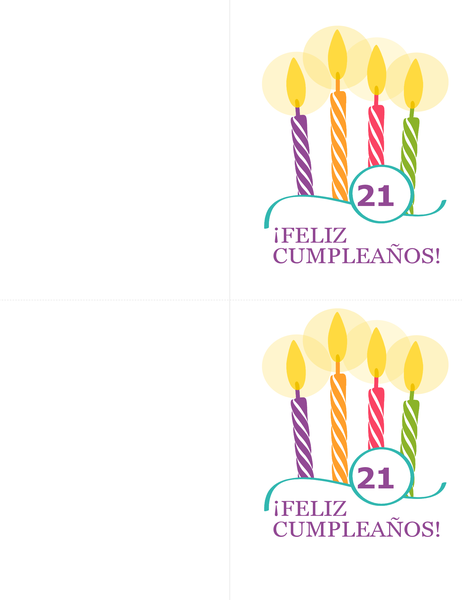 Tarjetas de cumpleaños especiales (2 por página, para Avery 8315) Tarjetas de cumpleaños especiales (2 por página, para Avery 8315)