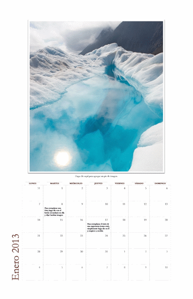 Calendario fotográfico mensual 2013 (L-D) Calendario fotográfico mensual 2013 (L-D)