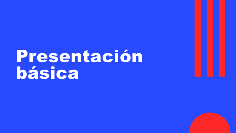 Presentación de aprendizaje Presentación de aprendizaje
