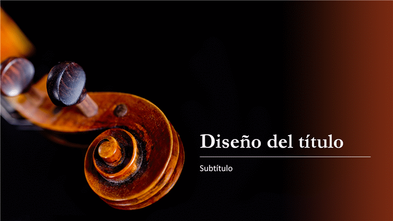 Presentación musical (diseño de clave de sol) Presentación musical (diseño de clave de sol)