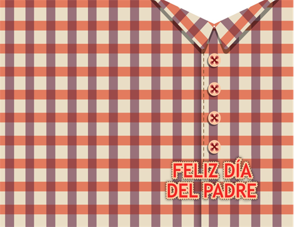 Tarjeta de felicitación del Día del Padre (de parte de la hija; se dobla en cuatro partes) Tarjeta de felicitación del Día del Padre (de parte de la hija; se dobla en cuatro partes)