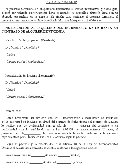 Carta De Recomendacion Para Inquilinos 1795