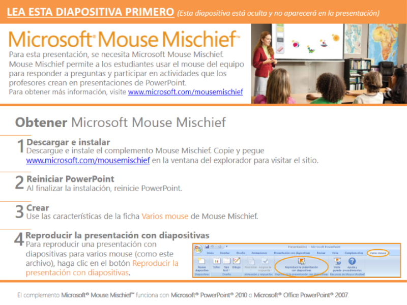 Ángulos con Mouse Mischief Ángulos con Mouse Mischief