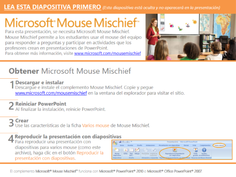 Redes de geometría con Mouse Mischief Redes de geometría con Mouse Mischief