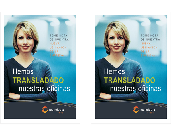 Anuncio de traslado de empresa de tecnología (2 por página) Anuncio de traslado de empresa de tecnología (2 por página)