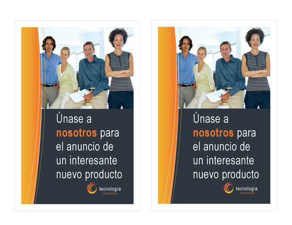 Invitación para empresa tecnológica (2 por página) Invitación para empresa tecnológica (2 por página)