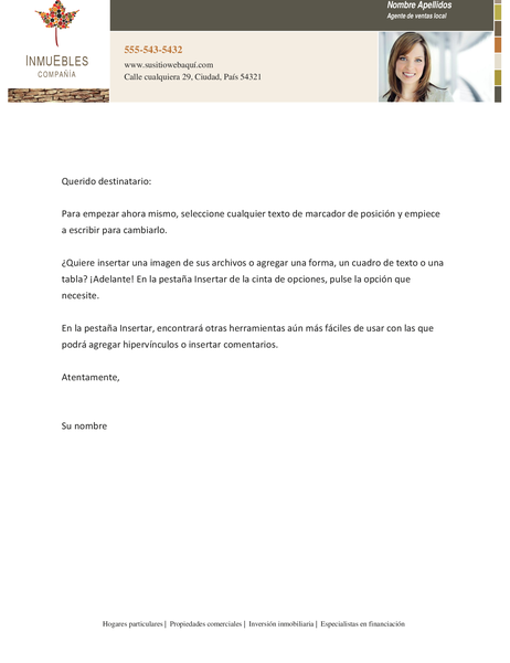 Membrete empresa inmobiliaria Membrete empresa inmobiliaria