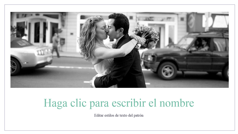 Álbum de fotografías de boda sencillo Álbum de fotografías de boda sencillo
