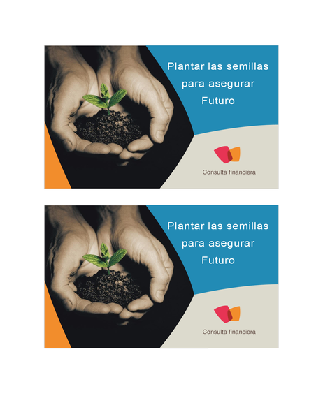 Tarjeta para empresas financieras (2 por página) Tarjeta para empresas financieras (2 por página)