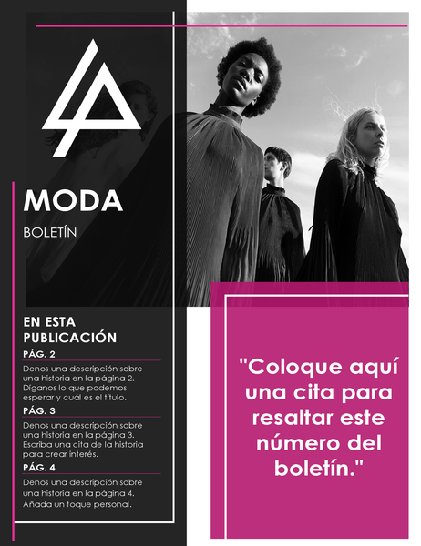 Boletín de noticias de moda Boletín de noticias de moda