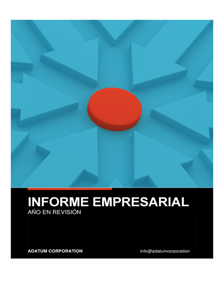 Informe empresarial en negrita Informe empresarial en negrita