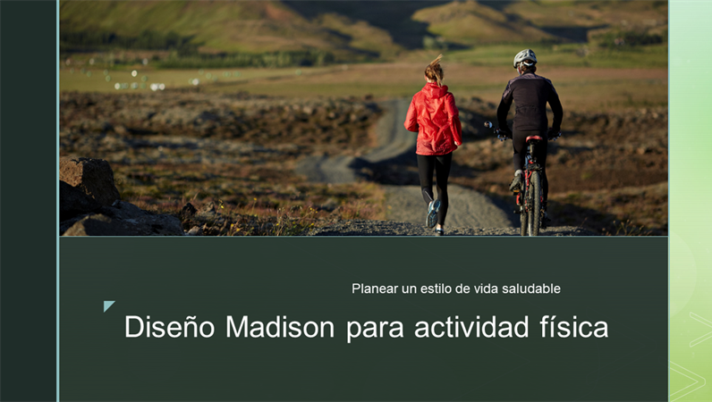 Diseño Madison para actividad física Diseño Madison para actividad física