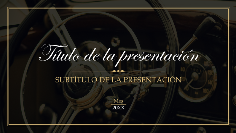 Vintage presentation Vintage presentation
