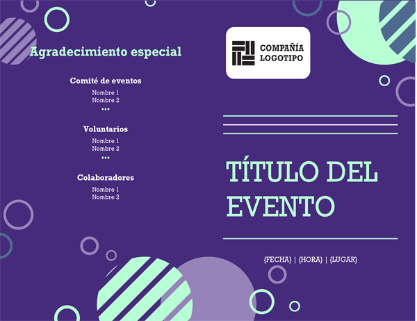 Programa de eventos de la empresa Programa de eventos de la empresa