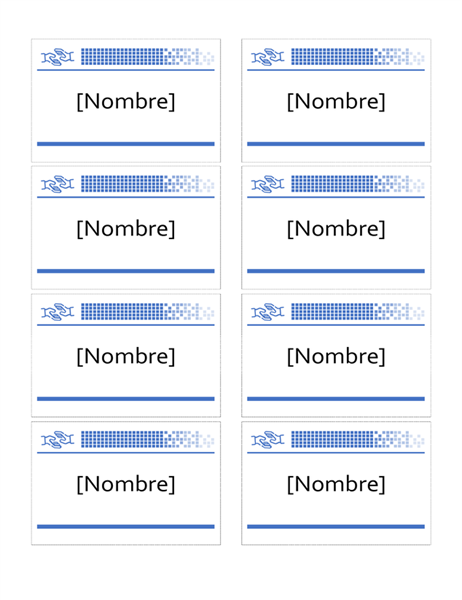 Distintivo de nombres para voluntarios con manos Distintivo de nombres para voluntarios con manos
