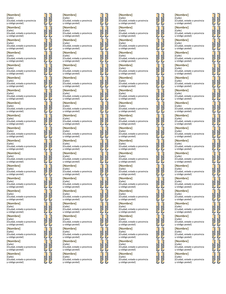Etiquetas de viñas (80 por página) Etiquetas de viñas (80 por página)