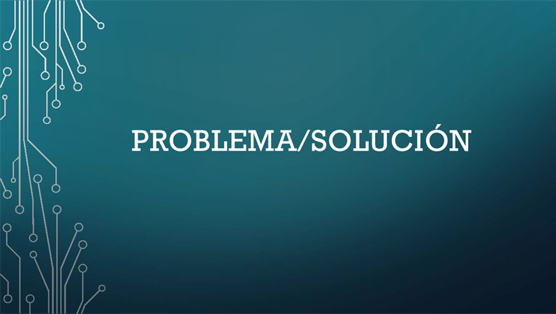 Ciclo problema - solución Ciclo problema - solución