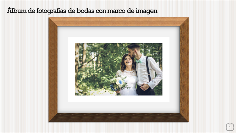 Álbum de fotografías de bodas con marco de imagen Álbum de fotografías de bodas con marco de imagen