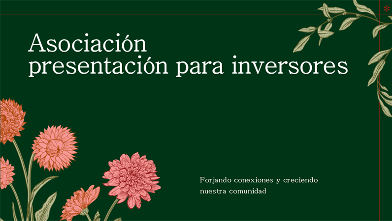 Presentación orgánica Presentación orgánica