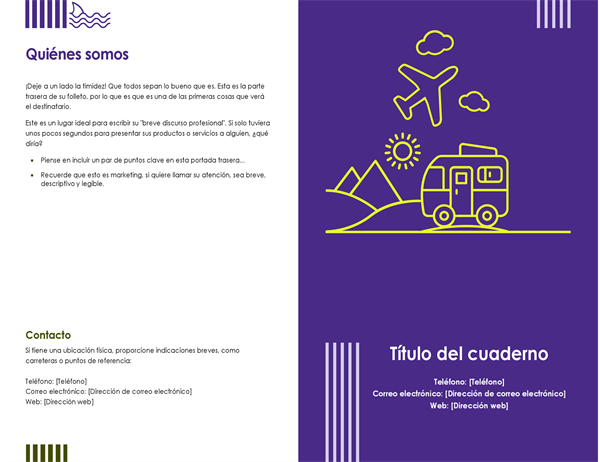 Folleto de viajes Folleto de viajes