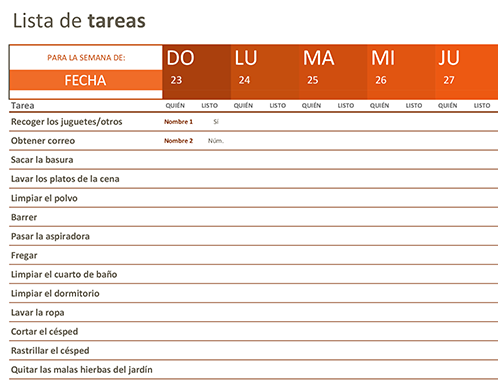 Control De Limpieza En Habitaciones