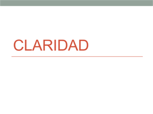 Claridad Claridad