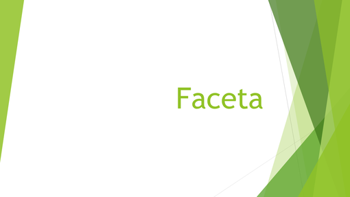 Faceta Faceta