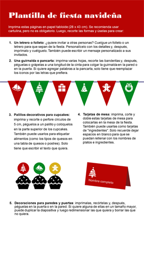 Imprimibles para fiesta de Navidad Imprimibles para fiesta de Navidad