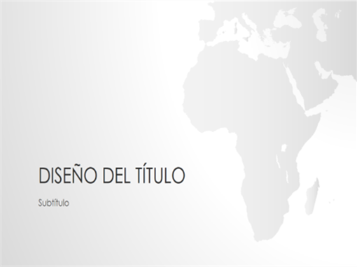 Serie de mapamundis, presentación de África (pantalla panorámica) Serie de mapamundis, presentación de África (pantalla panorámica)