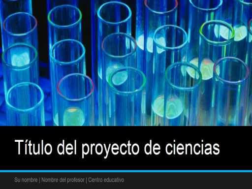 Presentación de proyecto de ciencias (panorámica) Presentación de proyecto de ciencias (panorámica)