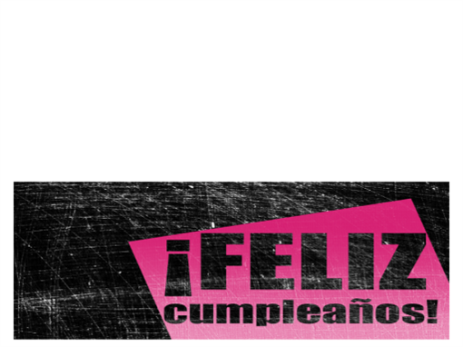 Tarjeta de felicitación de cumpleaños con fondo rayado (rosa y negra, plegada) Tarjeta de felicitación de cumpleaños con fondo rayado (rosa y negra, plegada)