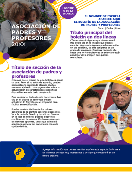 Boletín de la asociación de padres y profesores Boletín de la asociación de padres y profesores
