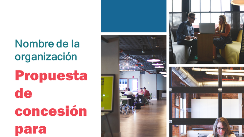 Presentación de la propuesta de concesión Presentación de la propuesta de concesión