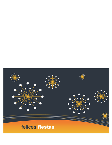 Tarjeta de felicitación de empresa tecnológica (se dobla en dos partes) Tarjeta de felicitación de empresa tecnológica (se dobla en dos partes)