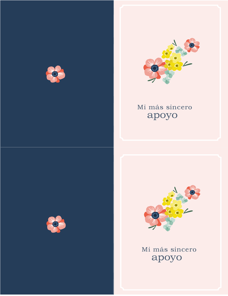 Tarjeta de pésame Tarjeta de pésame