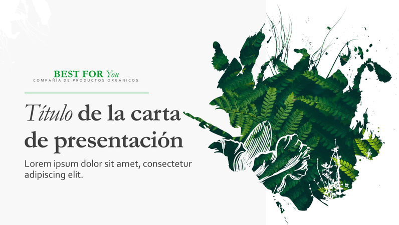 Presentación orgánica Presentación orgánica