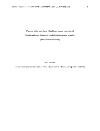 Informe estilo APA (6.ᵃ edición) Informe estilo APA (6.ᵃ edición)