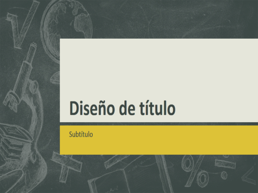 Presentación de temas educativos, diseño con ilustraciones en una pizarra (pantalla panorámica)
