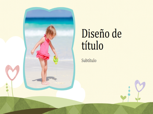 Álbum de fotos, diseño de flores en forma de corazón (pantalla panorámica)