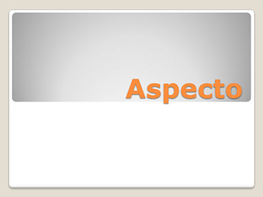 Aspecto Aspecto