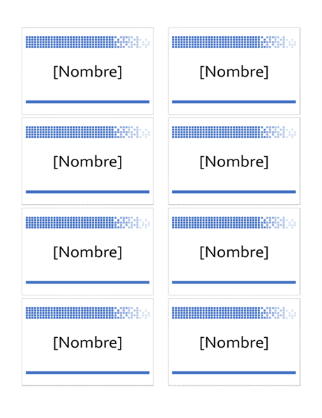 Insignia de nombres para voluntarios Insignia de nombres para voluntarios