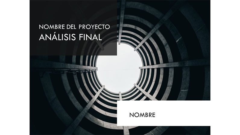 Presentación de resultados del proyecto Presentación de resultados del proyecto