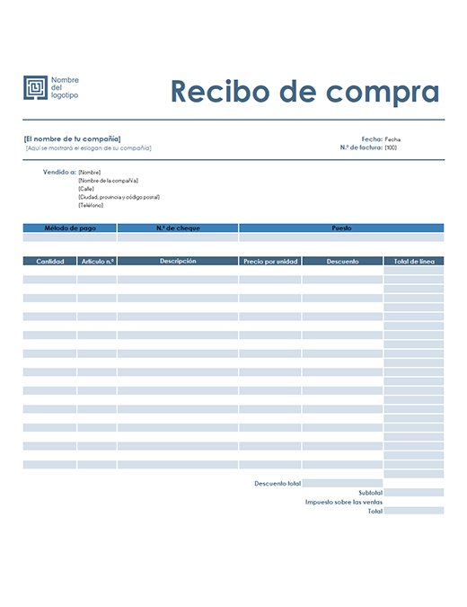 Recibo De Compra Y Venta 0772