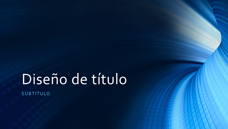 Presentación de negocios de túnel azul digital (panorámica) Presentación de negocios de túnel azul digital (panorámica)