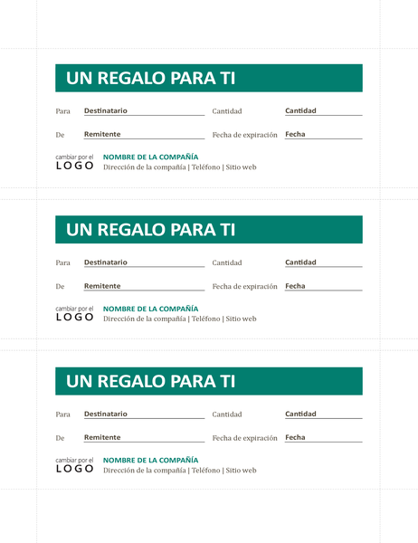 Cheque regalo Cheque regalo