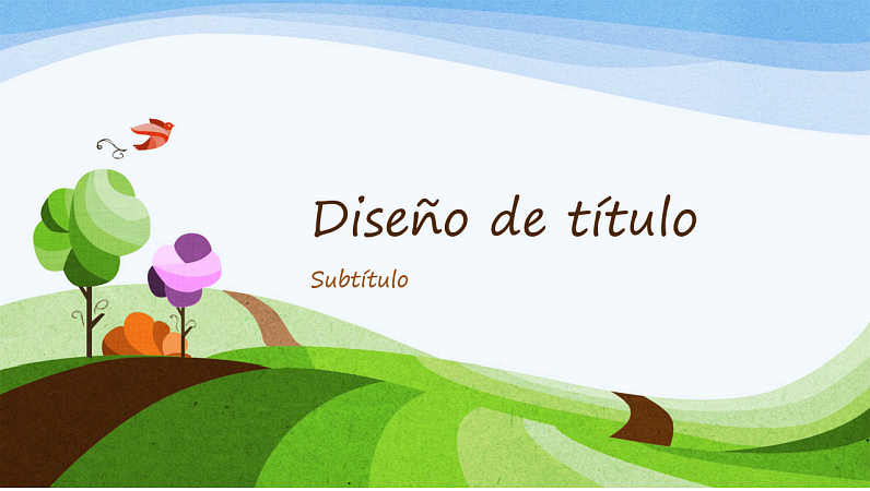 Presentación de la naturaleza, diseño ilustrado de paisajes (panorámica) Presentación de la naturaleza, diseño ilustrado de paisajes (panorámica)