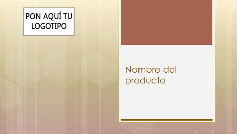 Presentación de información general del producto de empresa Presentación de información general del producto de empresa